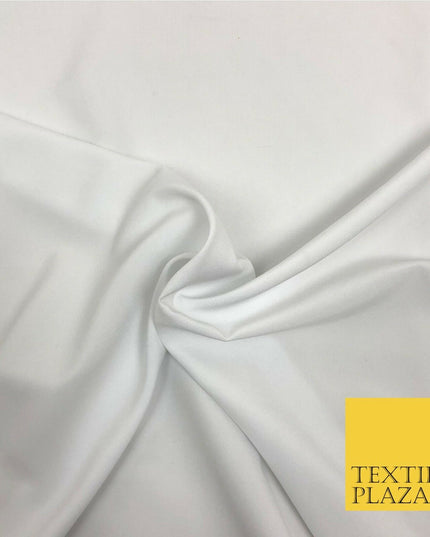White Premium Plain Bi-Stretch Fabric Uniform Trousers NHS Scrubs Medical Gown