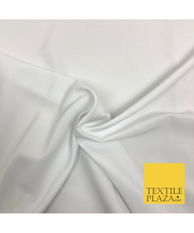 White Premium Plain Bi-Stretch Fabric Uniform Trousers NHS Scrubs Medical Gown
