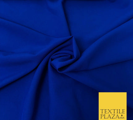 Royal Blue Premium Plain Bi-Stretch Fabric - Uniform Suit Trousers 58" SA208
