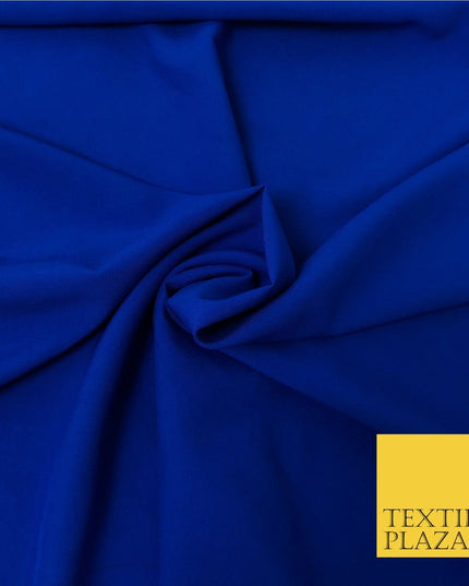 Royal Blue Premium Plain Bi-Stretch Fabric - Uniform Suit Trousers 58" SA208