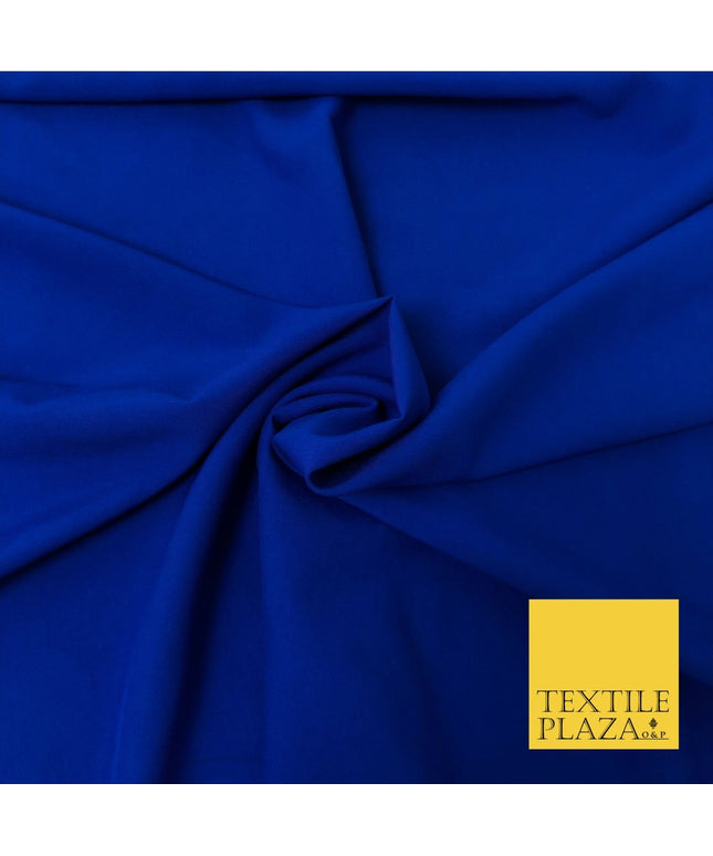 Royal Blue Premium Plain Bi-Stretch Fabric - Uniform Suit Trousers 58" SA208