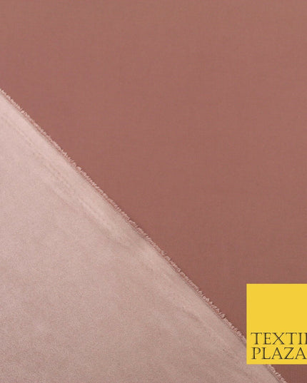 MINK Luxury Smooth Suede Backed Neoprene Fabric Material - Scuba 150cm 1654