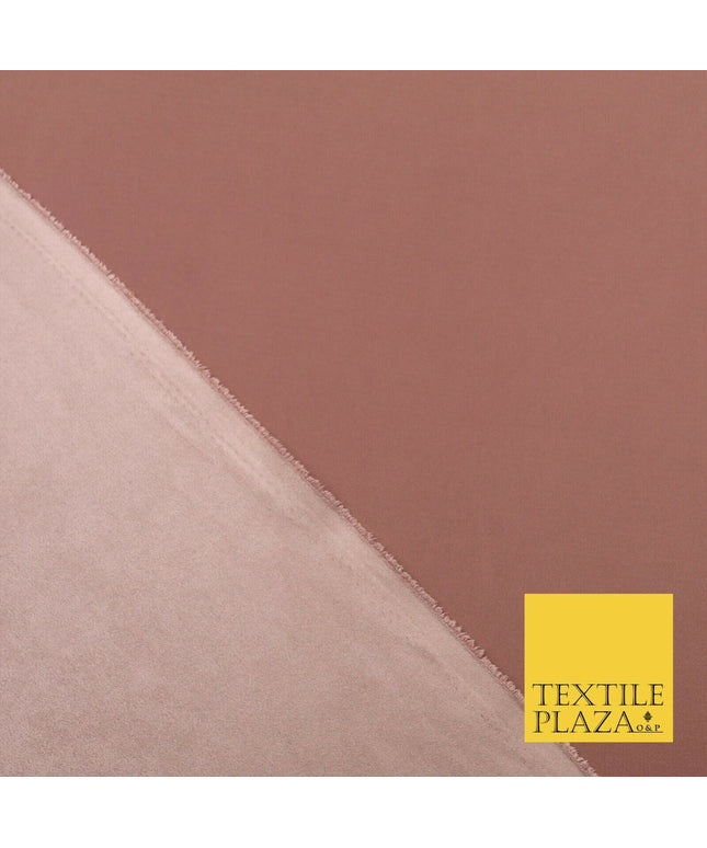 MINK Luxury Smooth Suede Backed Neoprene Fabric Material - Scuba 150cm 1654