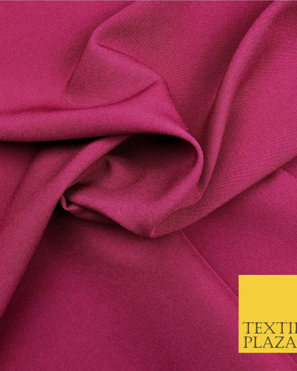 Wine Premium Plain Bi Stretch Fabric - Uniform Suit Trousers 58" SA248