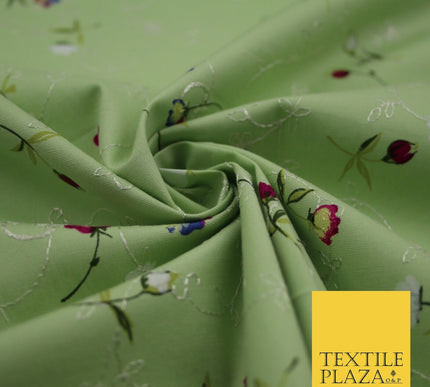 JOHN KALDOR FABRICMAKER Small Flower Pure Cotton Print Fabric Summer Dress Craft