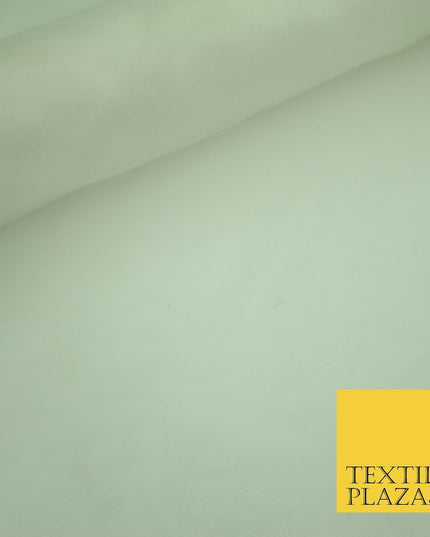 IVORY / WHITE Premium Plain Organza Fabric Dress Curtains 280cm EXTRA WIDE 2805