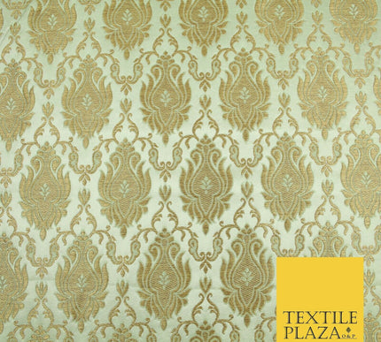 Luxury Florid Damask Ornamental Brocade Dress Fabric Waistcoat Ethnic Cushions