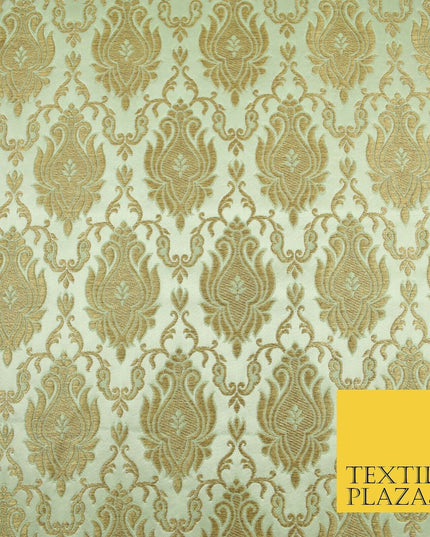 Luxury Florid Damask Ornamental Brocade Dress Fabric Waistcoat Ethnic Cushions