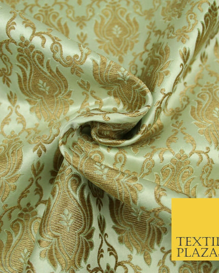 Luxury Florid Damask Ornamental Brocade Dress Fabric Waistcoat Ethnic Cushions