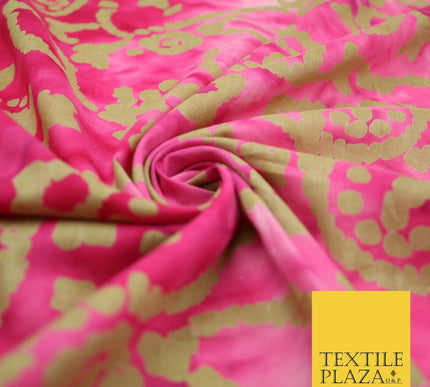 BATIK Tie Dye Bright Colours 100% Cotton Lawn Paisley Print Fashion Fabric Craft