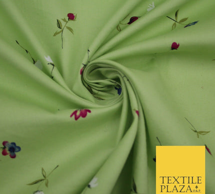 JOHN KALDOR FABRICMAKER Small Flower Pure Cotton Print Fabric Summer Dress Craft