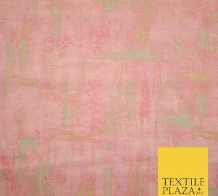 Abstract Negative Vintage Summer Luxury 100% Printed Floral Cotton Linen Fabric