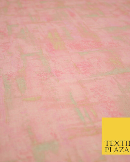 Abstract Negative Vintage Summer Luxury 100% Printed Floral Cotton Linen Fabric