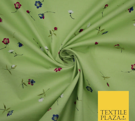 JOHN KALDOR FABRICMAKER Small Flower Pure Cotton Print Fabric Summer Dress Craft