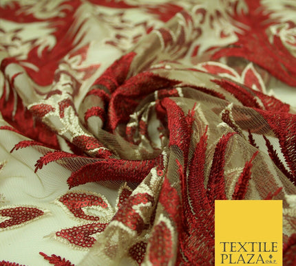 Shimmer Sequin Embroidered Net 5 YARDS AFRICAN LACE ASO EBI Wedding Dress Fabric