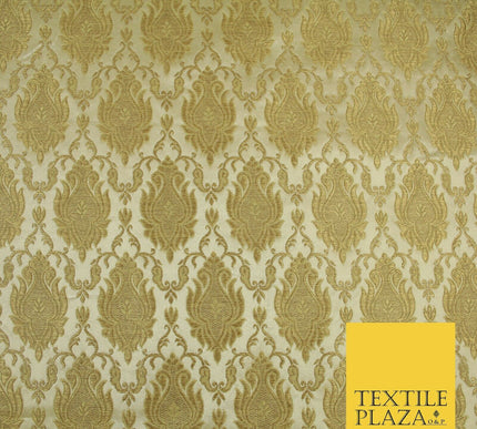 Luxury Florid Damask Ornamental Brocade Dress Fabric Waistcoat Ethnic Cushions