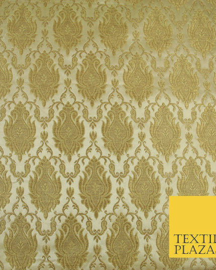 Luxury Florid Damask Ornamental Brocade Dress Fabric Waistcoat Ethnic Cushions