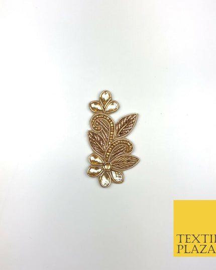 Small Diamonte Embellished Indian Applique Motif Patch Ethnic Zari (X48)