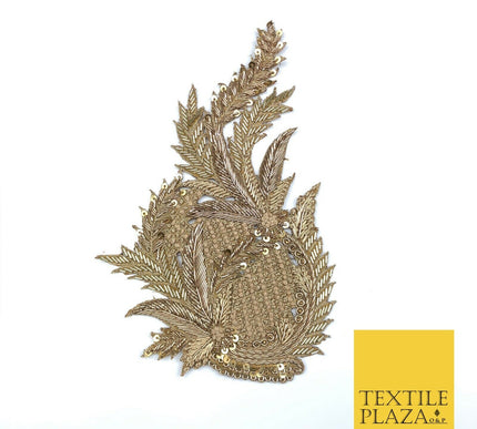Fancy Spike Embellished Indian Applique Motif Sequin Patch Ethnic Zari (X46)