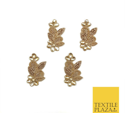 Small Diamonte Embellished Indian Applique Motif Patch Ethnic Zari (X48)