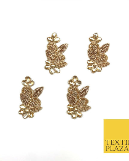 Small Diamonte Embellished Indian Applique Motif Patch Ethnic Zari (X48)