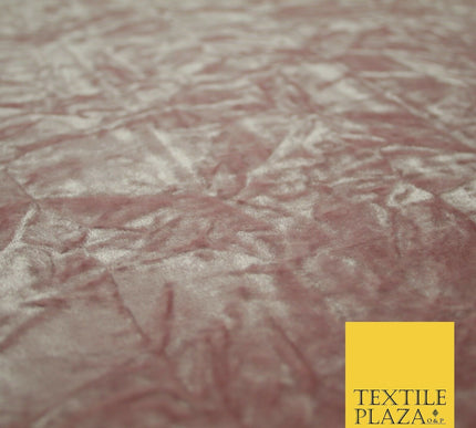 Dusty Pink Luxury Crushed Velvet Fabric Backdrop Cushions Curtains Stretch 2776
