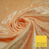 LIGHT PEACH Luxury Crushed Ice Velvet Fabric Backdrop Cushions Curtains 2775