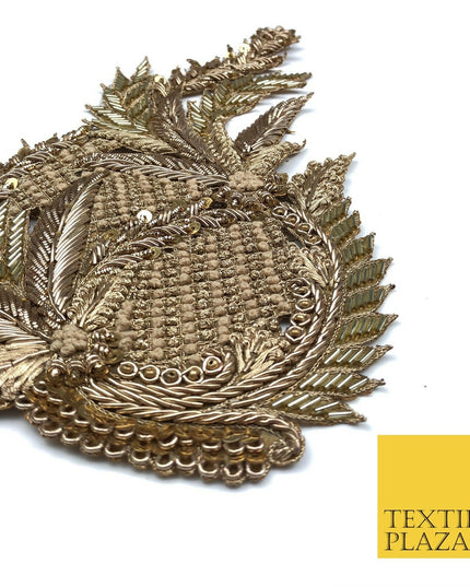 Fancy Spike Embellished Indian Applique Motif Sequin Patch Ethnic Zari (X46)