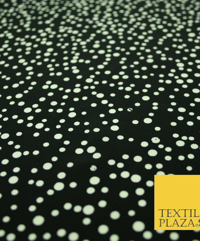 Spotted Animal Leopard Abstract Flower Printed Crepe Polyester Dress Fabric 58"
