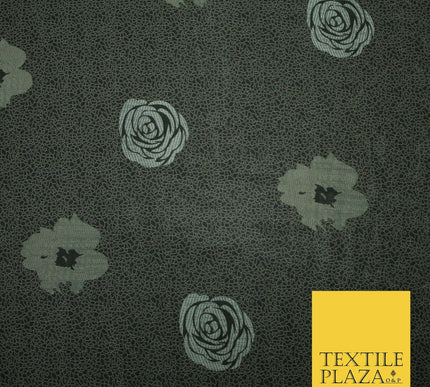 New High Quality Floral Abstract Flowers Tropical Printed Georgette Dress Fabric