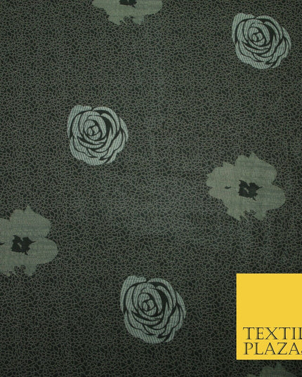 New High Quality Floral Abstract Flowers Tropical Printed Georgette Dress Fabric