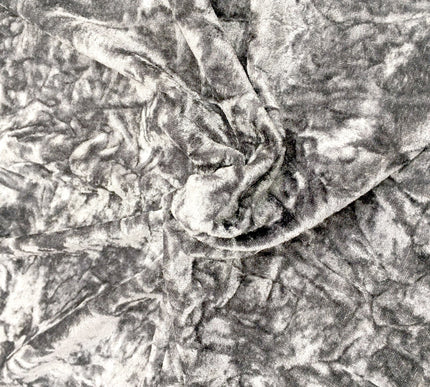 LIGHT GREY Luxury Crushed Velvet Fabric -Backdrop Sofa Cushions Curtains PD17