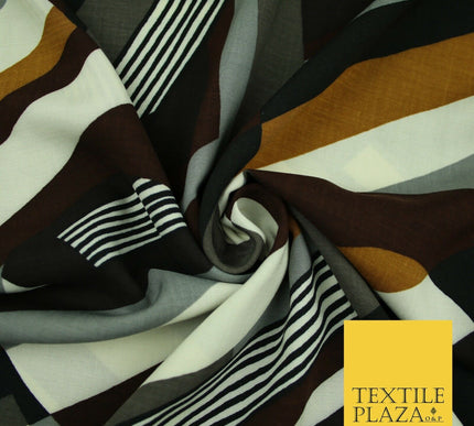 High Quality Floral Abstract Spun Rayon Viscose Dress Print Fabric Craft Summer