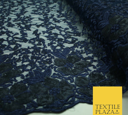 Sequin Embroidery Border Net Lace Fashion Bridal Bridesmaid Wedding Dress Fabric