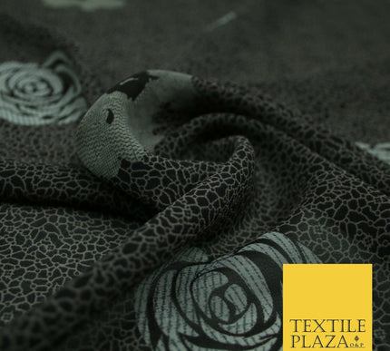 New High Quality Floral Abstract Flowers Tropical Printed Georgette Dress Fabric