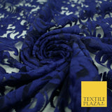 Floral Vine Embroidery Mesh Net 5 YARDS AFRICAN LACE ASO EBI Wedding Sari Fabric