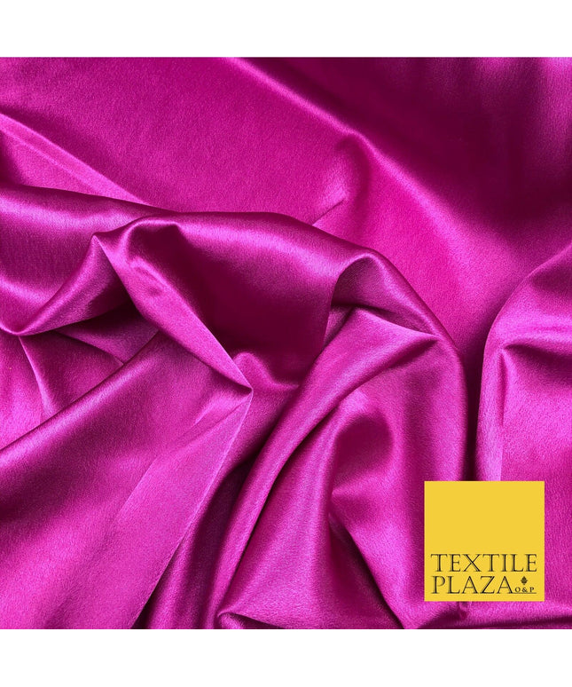 CERISE PINK Silky Crepe Back Satin- Dress Wedding Prom Bridal 58" - SC495