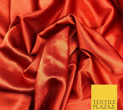 RUST ORANGE Silky Crepe Back Satin- Dress Wedding Prom Bridal 58" - SC494