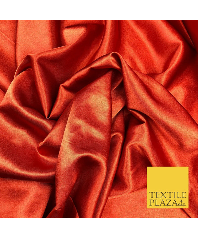 RUST ORANGE Silky Crepe Back Satin- Dress Wedding Prom Bridal 58" - SC494