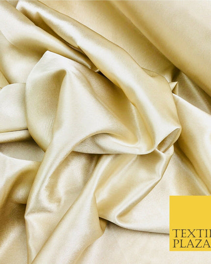 BEIGE LIGHT GOLD Silky Crepe Back Satin- Dress Wedding Prom Bridal 58" - SC489