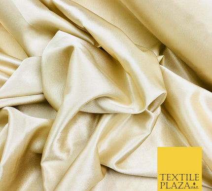 BEIGE LIGHT GOLD Silky Crepe Back Satin- Dress Wedding Prom Bridal 58" - SC489