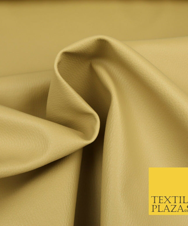 FAWN Luxury Faux Leather Fabric Felt Backed PVC Fire Retardant Upholstery 1720