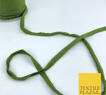 10mm Green Piping Gotta Flange Edging Border Trim Indian Ribbon (X40)
