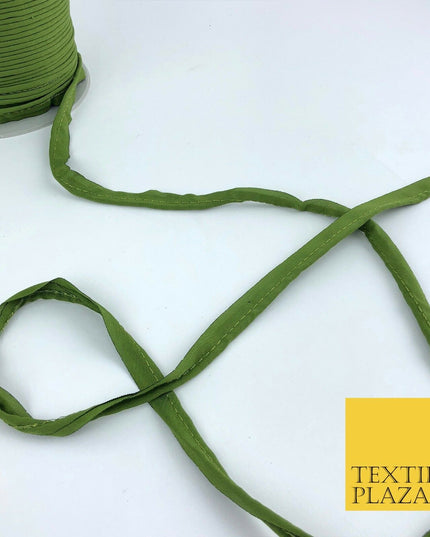 10mm Green Piping Gotta Flange Edging Border Trim Indian Ribbon (X40)