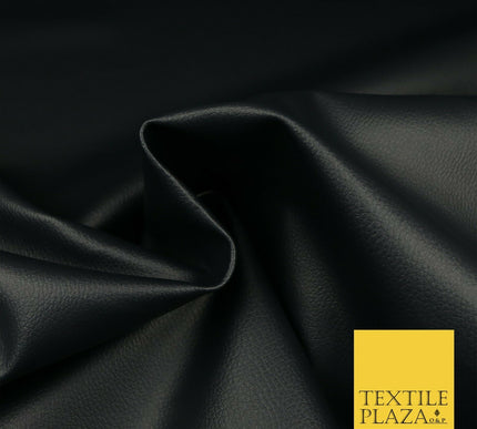 INK NAVY Luxury Faux Leather Fabric FeltBacked PVC Fire Retardant Upholstery1723