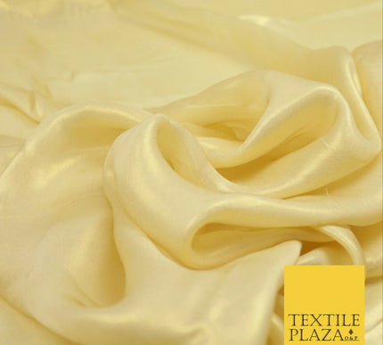 WARM GOLD Fine Silky Metallic Shimmer Satin Georgette Dress Fabric Drape 1420