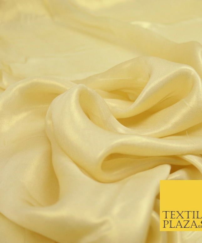 WARM GOLD Fine Silky Metallic Shimmer Satin Georgette Dress Fabric Drape 1420