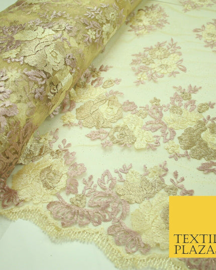 5 YARDS AFRICAN LACE ASO EBI NEW Embroidery Glitter Mesh Net Wedding Sari Fabric