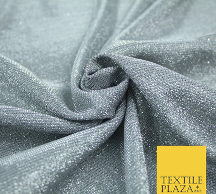 Metallic Shimmer Shiny Glitter Stretch Sparkly Dress Dance Decor Satin Fabric