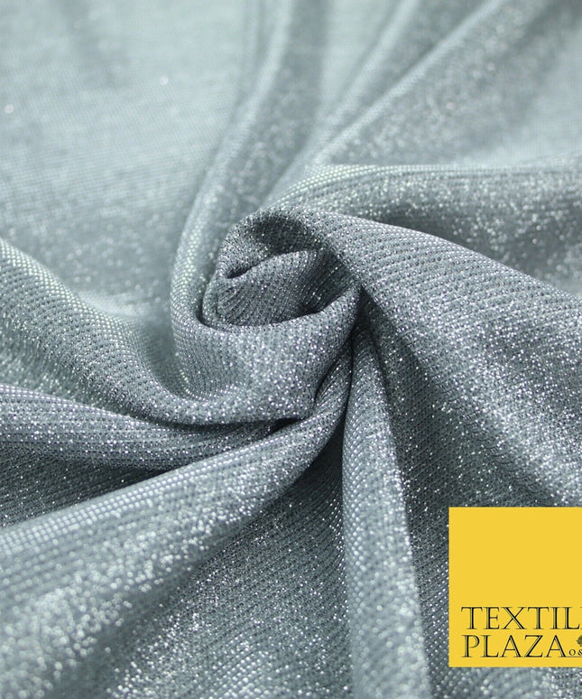 Metallic Shimmer Shiny Glitter Stretch Sparkly Dress Dance Decor Satin Fabric